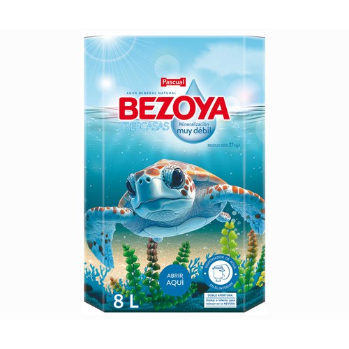 BEZOYA Agua mineral con dispensador bag in box 8 l.