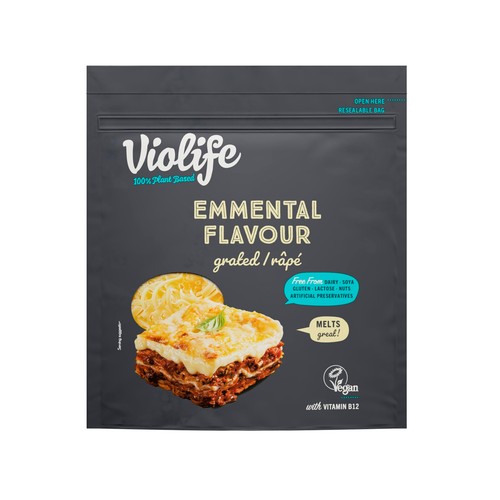 VIOLIFE Rallado vegano sabor Emmental 150 g. 