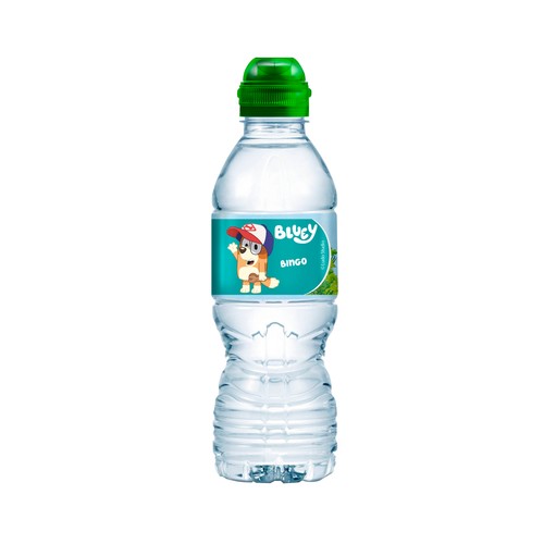 AQUAREL Agua mineral con tapón sport botella de 330 ml