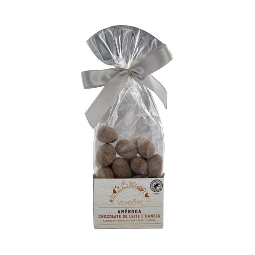 VENDOME Almendras con cobertura de chocolate con leche y canela 150 g.