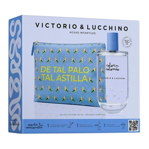 Imagen de VICTORIO & LUCCHINO Aguas infantiles colorín colorado Neceser con colonia infantil de 150 ml.