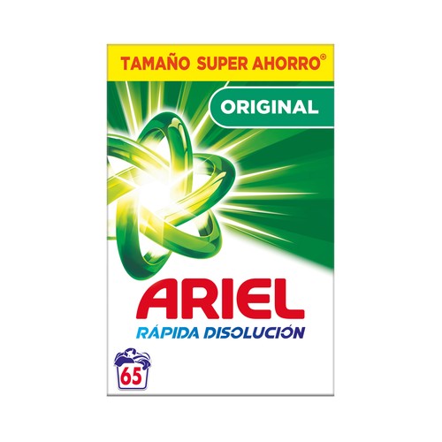 ARIEL Actilift Detergente en polvo 65 DS.
