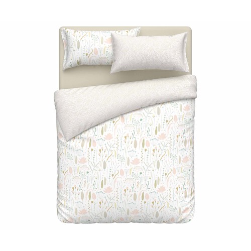 Juego de funda nórdica para cama de 150 cm, polialgodón sostenible, 52 hilos, ACTUEL. Modelos surtidos, 1 unidad.