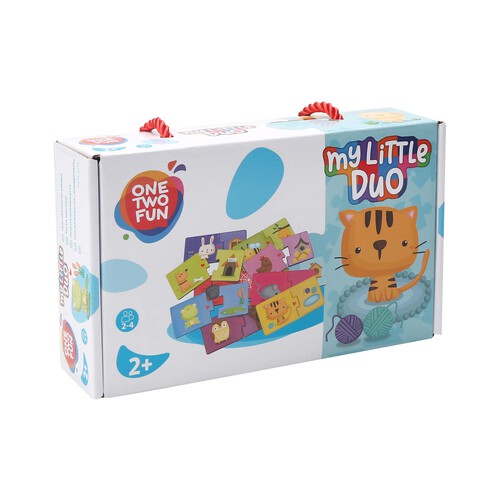 Puzzle infantil de parejas, My Little Duo ONE TWO FUN ALCAMPO.