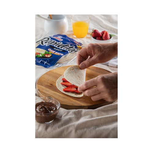 BIMBO Rapiditas Tortitas de harina, bases de creps roll"s de 6 uds. 240 g.