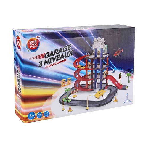 Garaje 3 Niveles + 2 Vehiculos ONE TWO FUN ALCAMPO