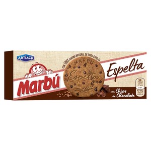 ARTIACH Marbú Galletas de espelta con chocolate 225 g.