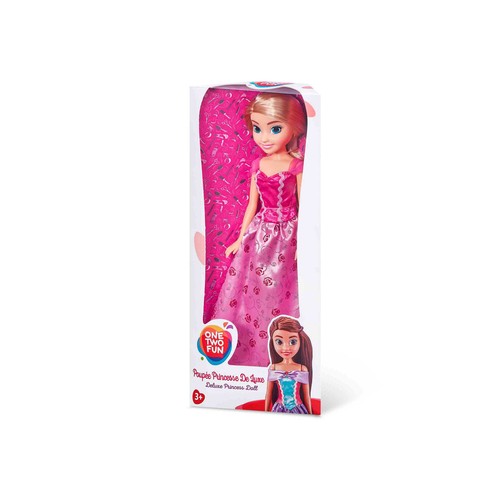 Muñecas Princesa Deluxe 49Cm ONE TWO FUN ALCAMPO