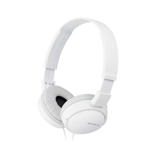 Auriculares tipo diadema SONY MDRZX110APW, con cable, con micrófono, blanco.
