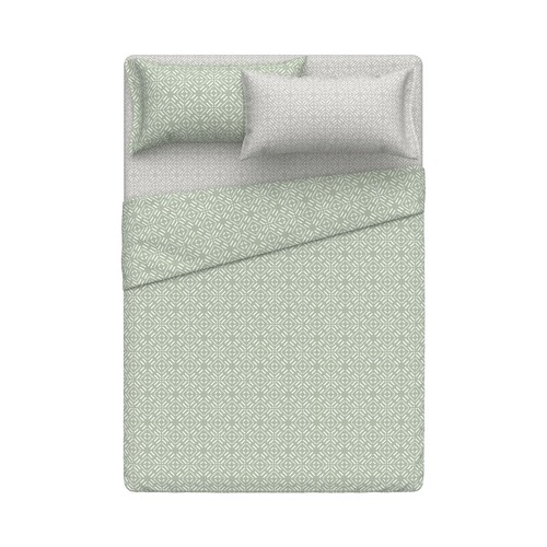 Juego de sábanas para cama de 180cm, 100% algodón, ACTUEL.