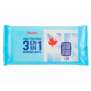 Imagen de PRODUCTO ALCAMPO Toallitas limpiacristales PRODUCTO ALCAMPO 20 uds.