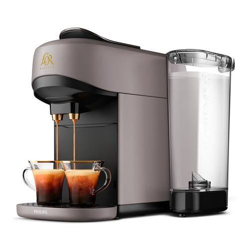 Cafetera automática de cápsulas PHILIPS L´OR Barista LM9512/20 gris, 19 bar, 1 ó 2 tazas.