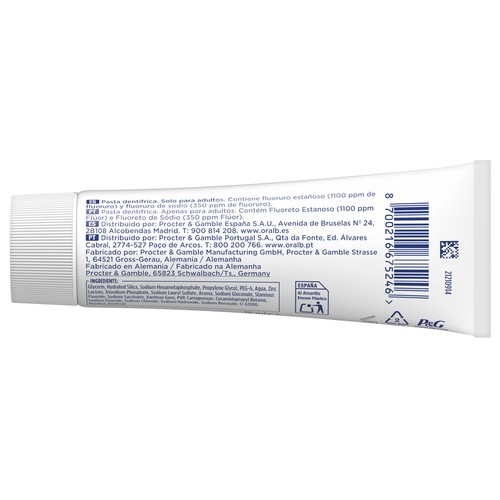 ORAL-B Advanced cristales limpiadores Pasta de dientes para el control del sarro 75 ml.