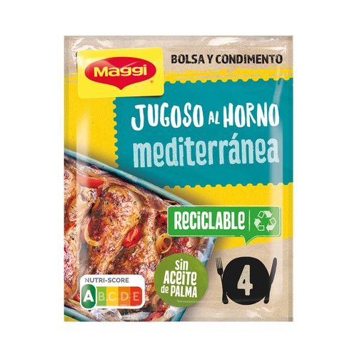 MAGGI Jugoso al horno Sazonador receta Mediterránea sobre 31 g.