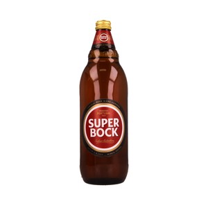 SUPER BOCK ORIGINAL Cerveza rubia portuguesa 1 litro