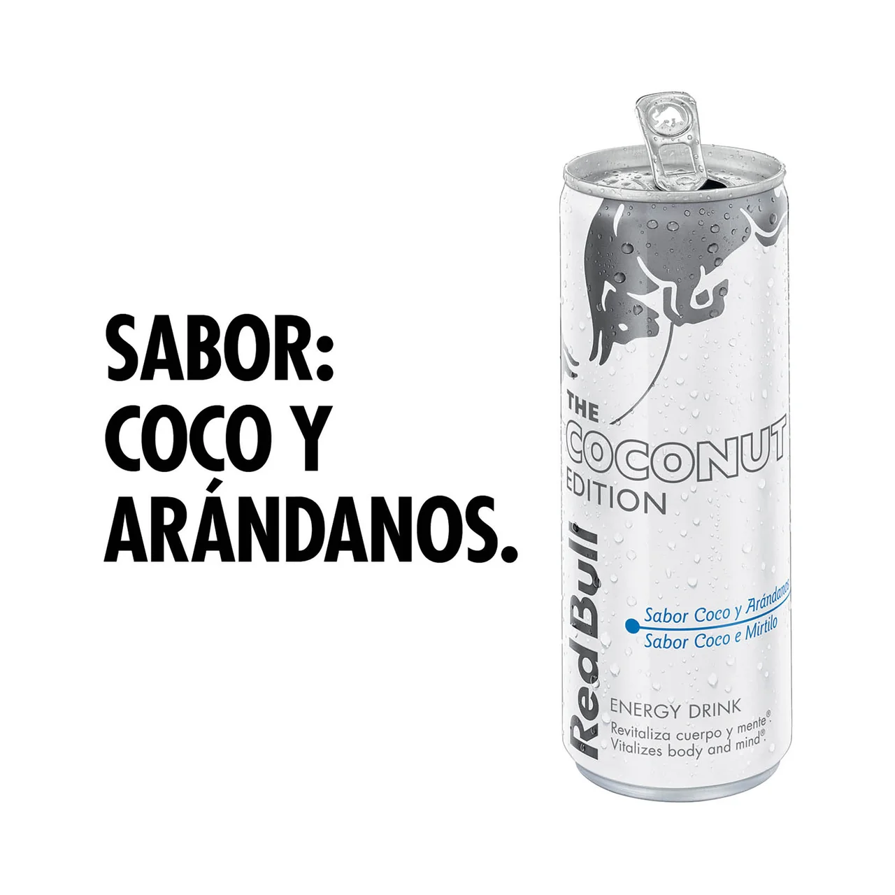 RED BULL EDITION  Bebida energética Coconut y arándanos lata 250 ml.