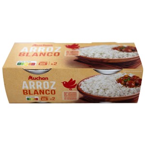 Imagen de PRODUCTO ALCAMPO Arroz blanco redondo cocido (vasito microondas), listo para calentar y comer 2 x 125 g.
