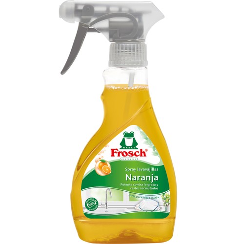 FROSCH Lavavajillas spray con aroma a naranja - 300ml.