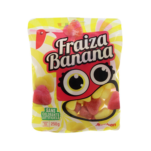 PRODUCTO ALCAMPO Golosina Fraiza banana 250 g.