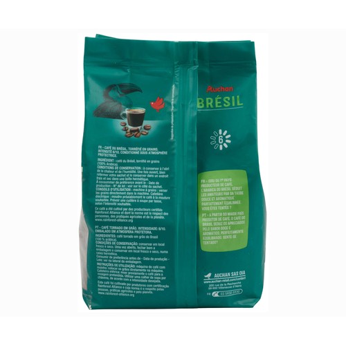 PRODUCTO ALCAMPO Café grano origen Brasil 500 gr.