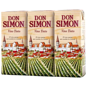 DON SIMON Vino tinto de mesa DON SIMON 3 x 200 ml.