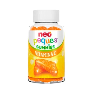 NEO PEQUES Caramelos masticables (gummies) sabor naranja ricos en vitamina C 30 uds.