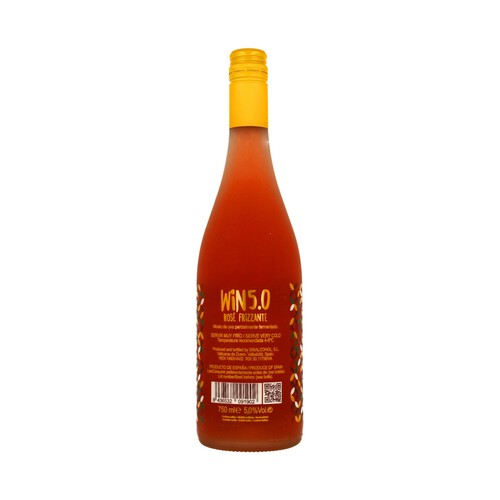 WIN 5.0 Vino rosado espumoso WIN 5.0 botella de 75 cl.