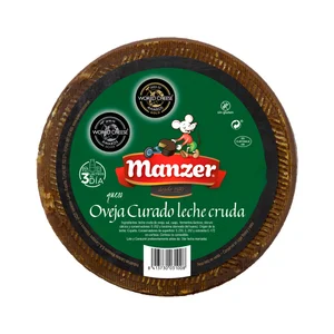 MANZER Queso curado de oveja leche cruda, cuña.