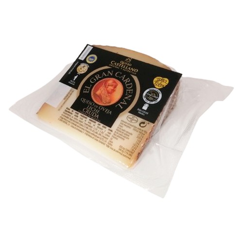 EL GRAN CARDENAL Cuña de queso con leche cruda de oveja curado