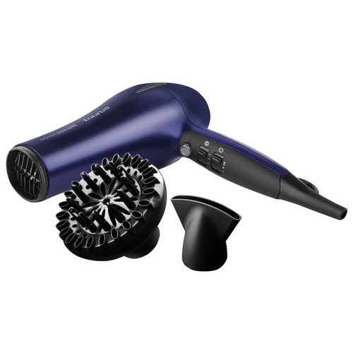 Secador de pelo TAURUS Fashion 3000 Ionic, 2200W, 2 velocidades, 3 temperaturas, motor AC.