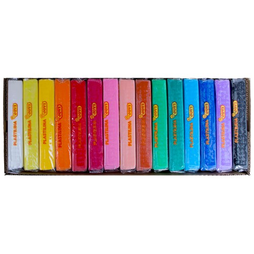 Taco de plastilina de 350 g disponible en colores surtidos, 1 unidad, JOVI.