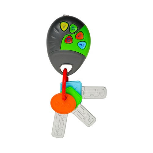 Sonajero llaves de coche con llavero, alarma y sonidos ONE TWO FUN ALCAMPO.