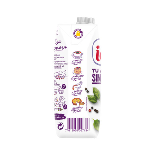 NESTLÉ Leche evaporada sin lactosa Ideal NESTLÈ 525 g.