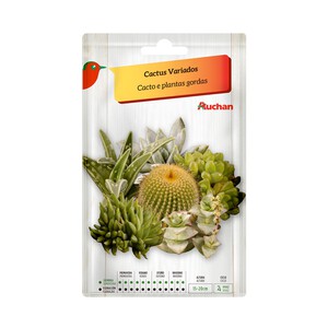 Sobre de semillas para plantar cactus variados PRODUCTO ALCAMPO.