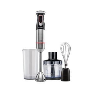 Batidora de mano SOLAC BA5609 Pro Chef, 1200W, velocidad variable, incluye picador, levantaclaras y vaso.