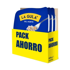 LA GULA DEL NORTE Sucedáneo de angulas LA GULA del NORTE 3 x 200 g.