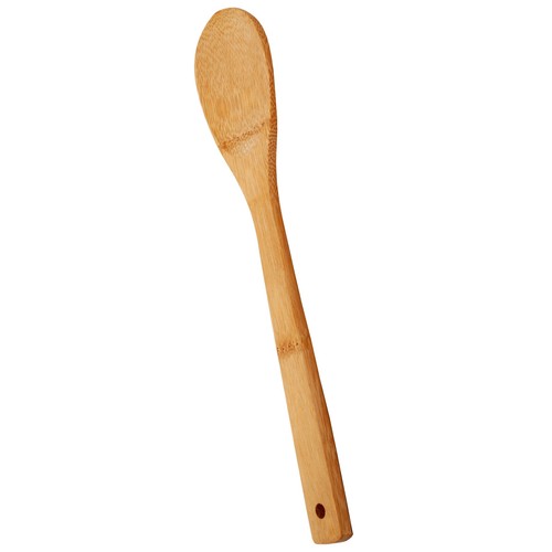 Cuchara de madera de bambú para servir INALSA