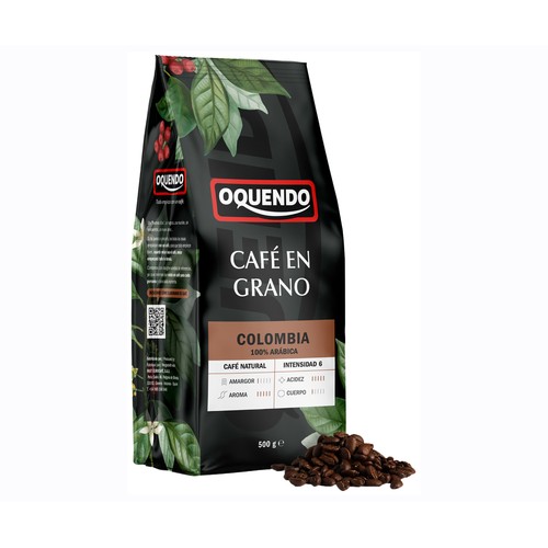 OQUENDO Café grano Colombia grandes orígenes 500 gr.