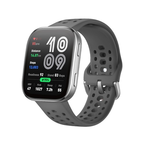 Smartwatch AMAZFIT Bip 6 Charcoal, pantalla 5cm (1.97"), conectividad bluetooth 5.2, asistente de voz.