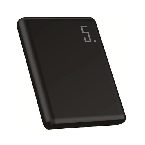 Batería externa QILIVE 600200772, 5.000 Mah, color negro.