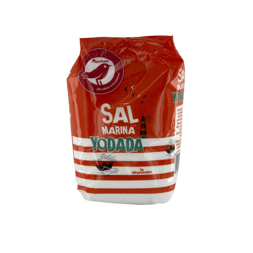 Sal yodada marina PRODUCTO ALCAMPO 1 kg.