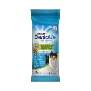 DENTALIFE Snack dental para perro mediano (12-25 Kg.) DENTALIFE 3 uds. 69 g.