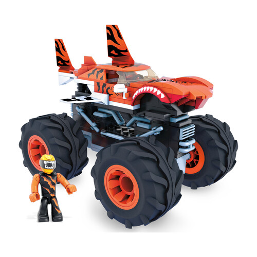 Jueguete de construcción Monster Truck, Tiger Shark o Bone Shaker, HOT WHEELS.