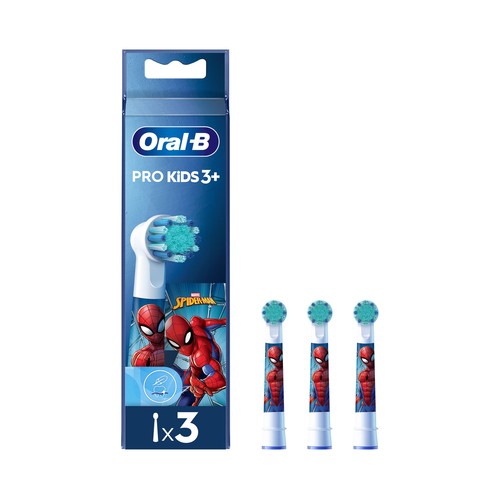 ORAL-B Pro kids3+ Recambio infantil ( a partir de 3 años) para cepillo de dientes eléctrico 3 uds. (Varios modelos)