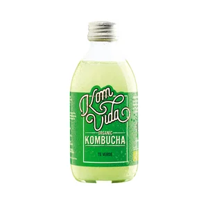 KOMVIDA Kombucha (bebida a partir de té) ecológica té verde 750 ml.
