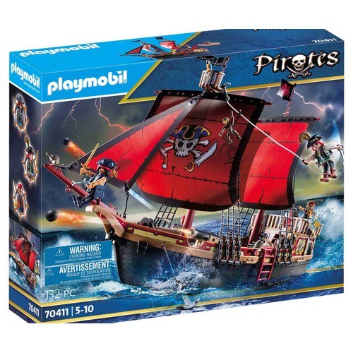 PLAYMOBIL barco pirata calavera