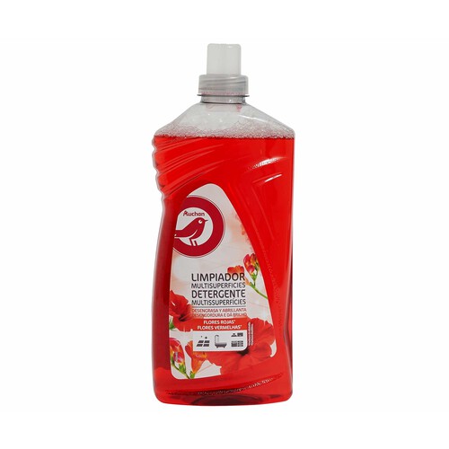 PRODUCTO ALCAMPO Limpiahogar multisuperficies con aroma a flores rojas PRODUCTO ALCAMPO 1,25 L.