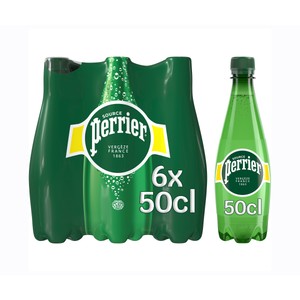 PERRIER Agua mineral con gas pack 6 uds. x 50 cl.