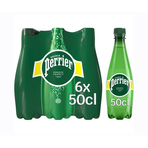 PERRIER Agua mineral con gas pack 6 uds. x 50 cl.