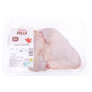 Imagen de AUCHAN Cuarto trasero de pollo 2 uds bandeja. Producto Alcampo